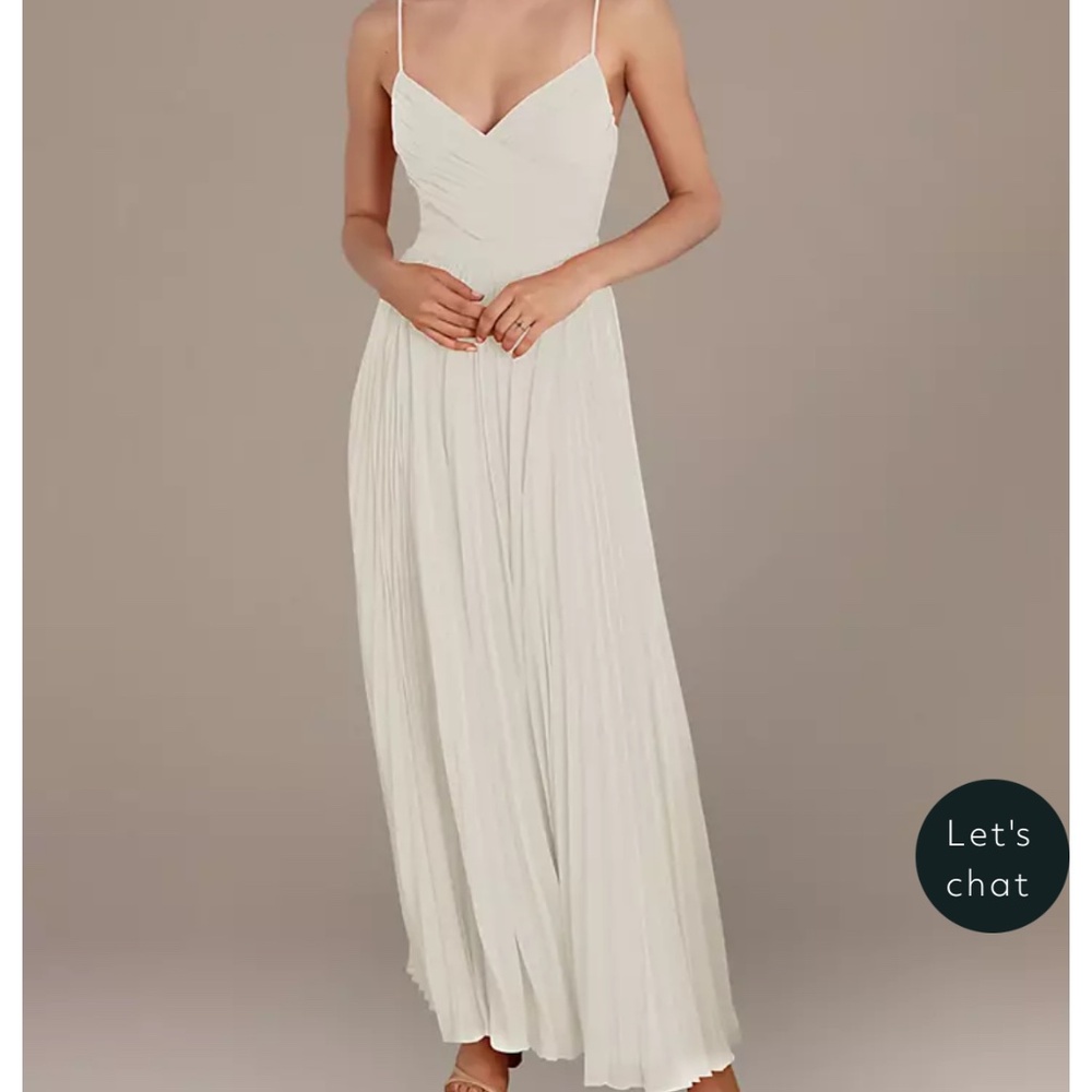 Fame and Partners White Formal Dress